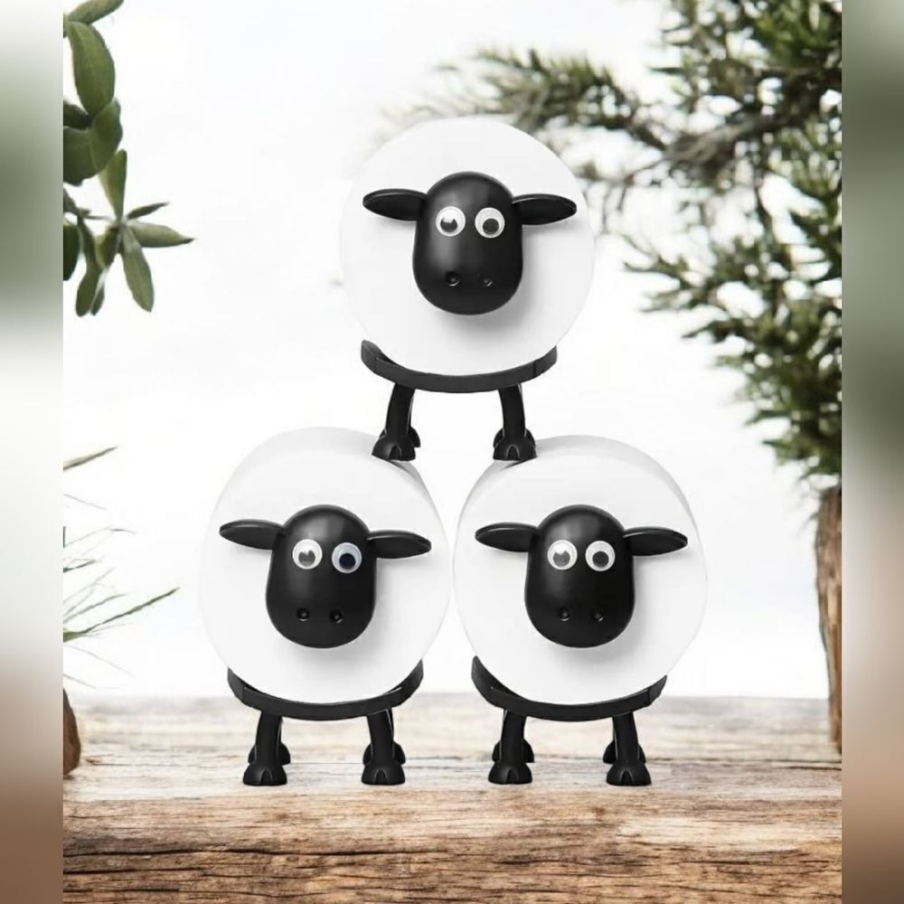 Sheep Toilet Paper Holder Sold Individually 3D PRINTED